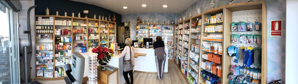 Proyecto de interiorismo en una farmacia con I+farma