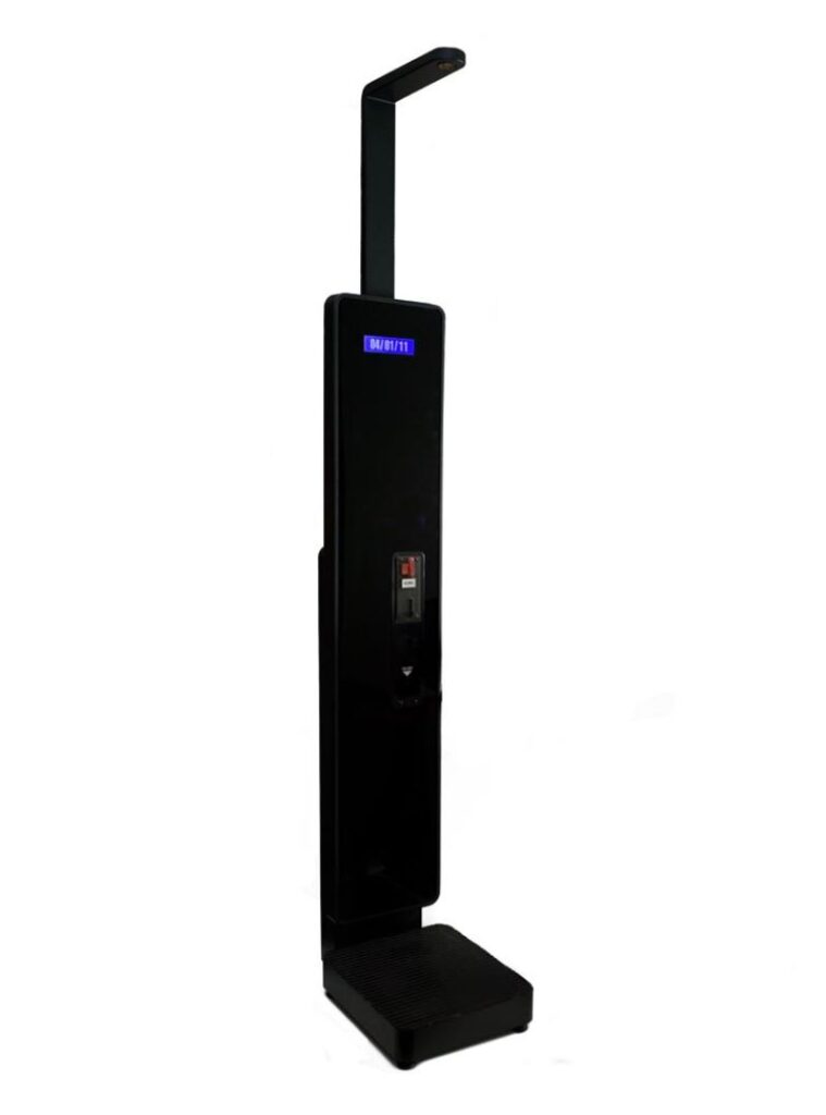 Foto de la báscula Phone negra